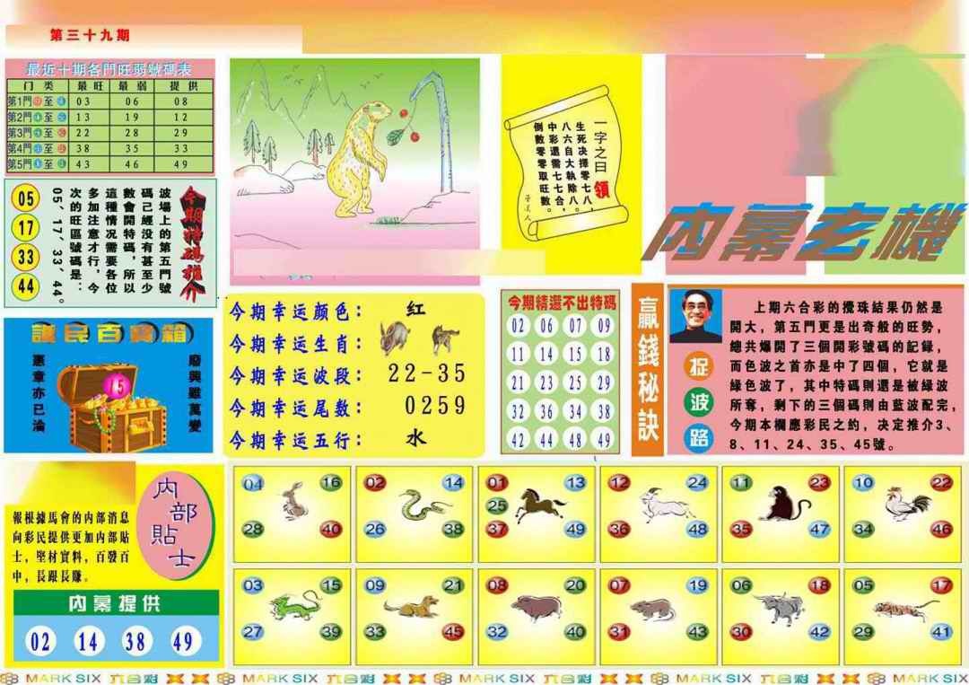 039期马经内幕A(新图推荐)[图]