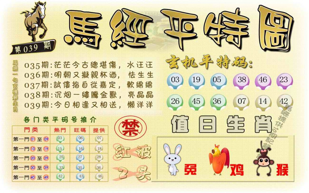 039期马经平特图（荐）[图]